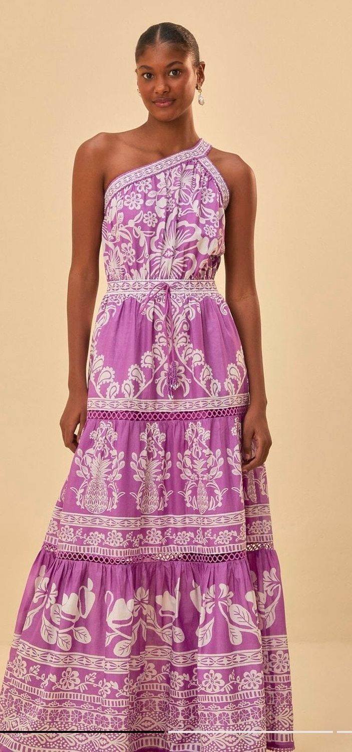 Farm Rio Sweet Garden Maxi Dress S