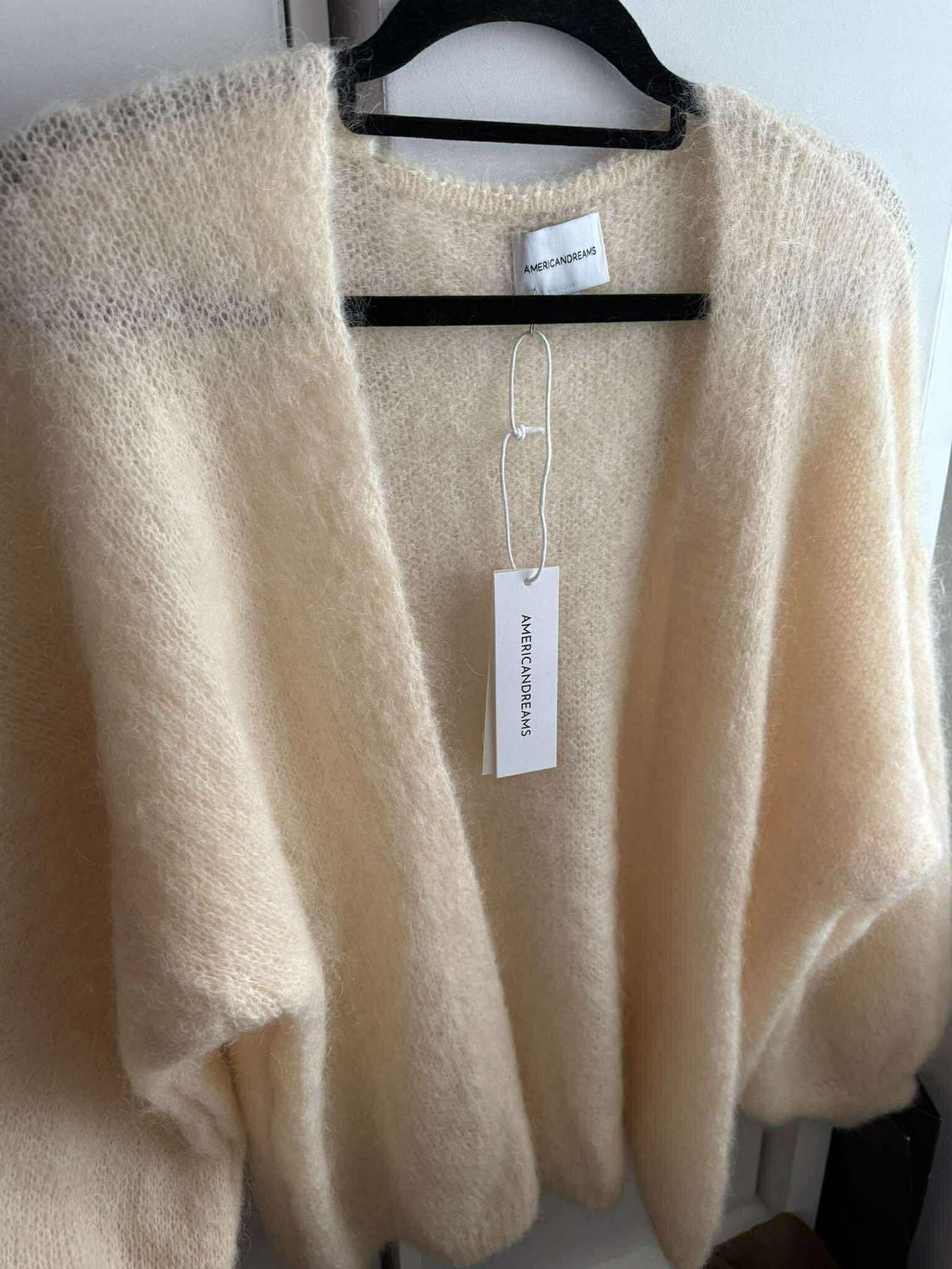 American Dreams Lee Short Mohair Cardigan S BNWT