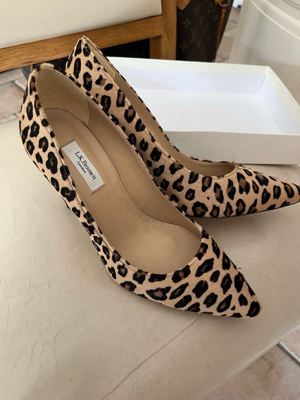 LK Bennett ‘Fern’ Leopard Print Shoes Size 38