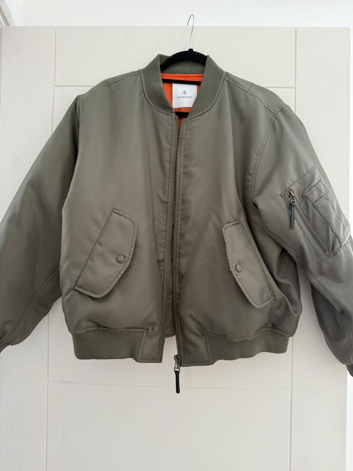 Anine Bing Khaki Bomber Size S