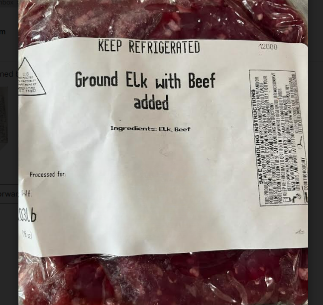Ground Elk (/lb)