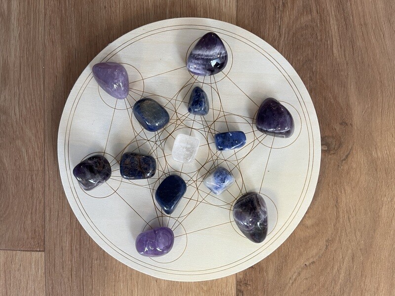 Metatron&#39;s Cube Crystal Grid
