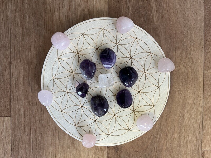 Flower of Life Crystal Grid
