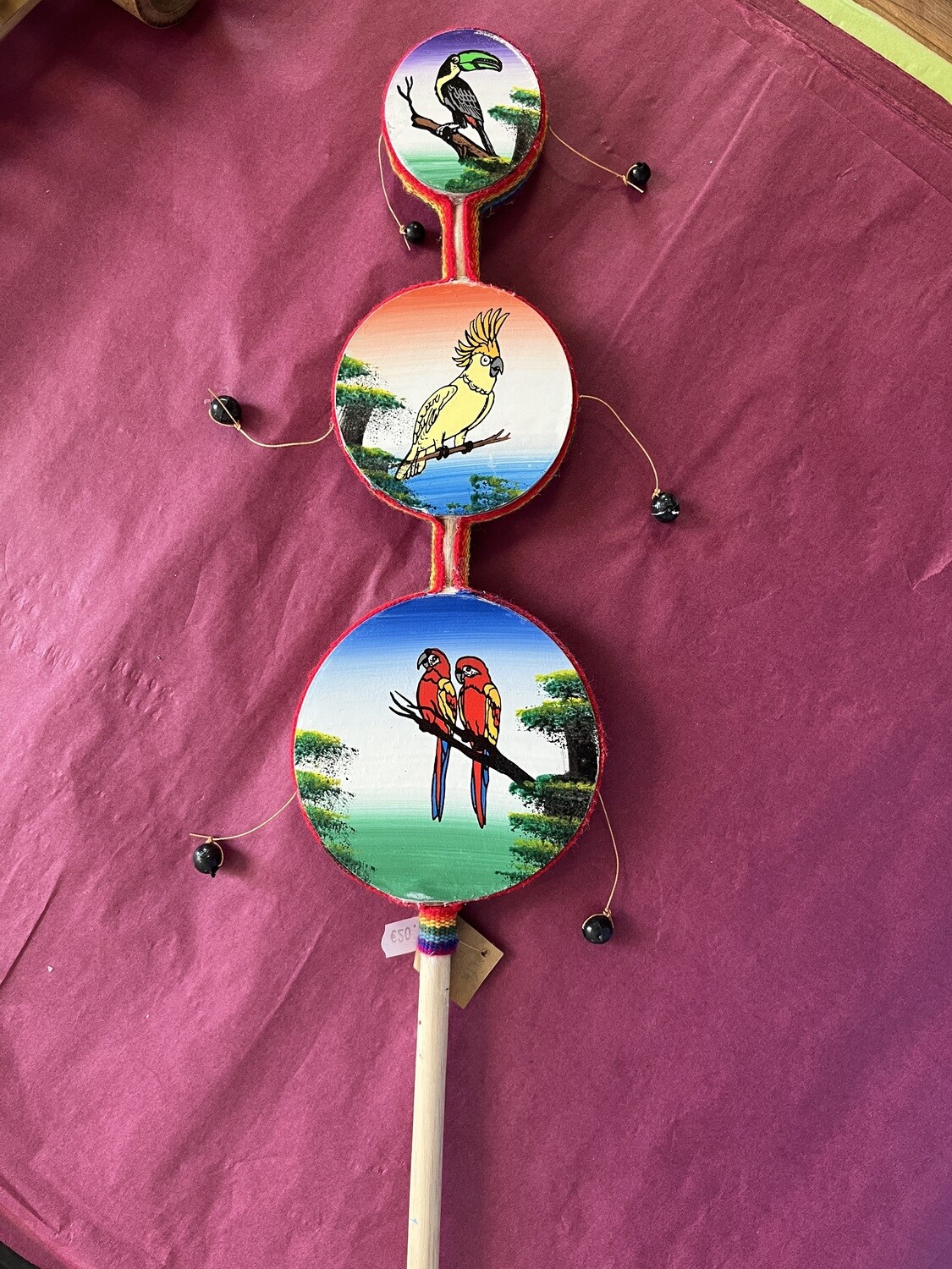 Triple twisty rattle