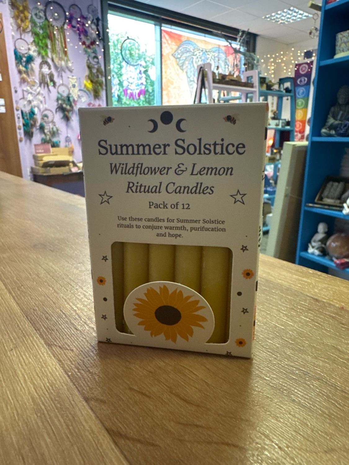 Summer Solstice Wildflower &amp; Lemon Candles