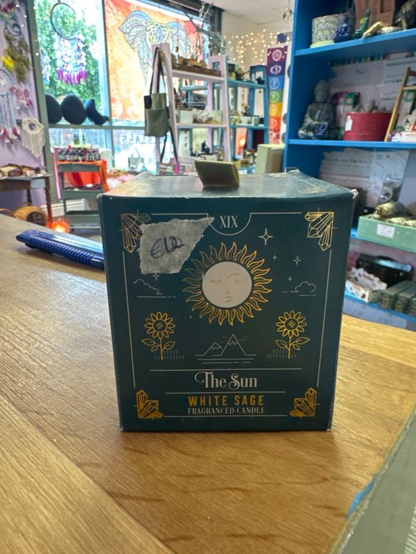The Sun White Sage Scented Candle