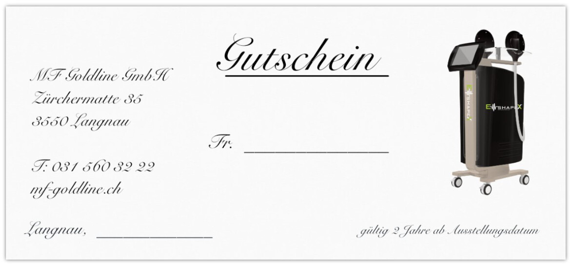 Gutschein MF Goldline