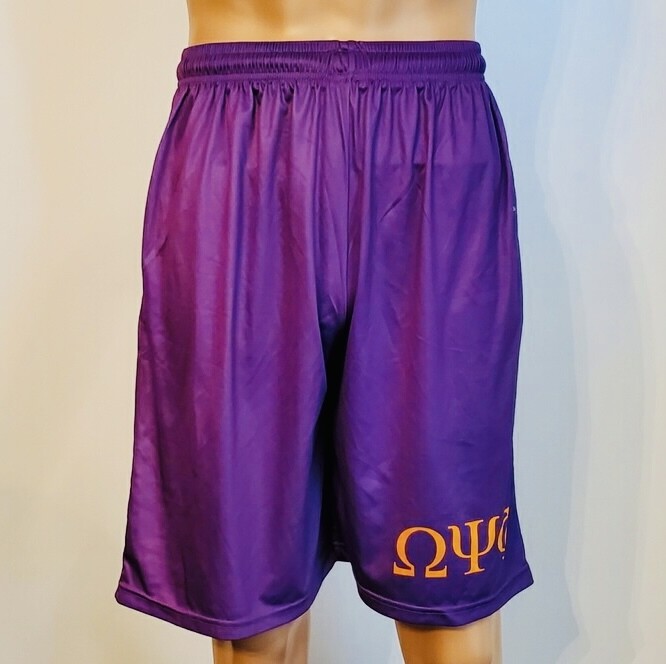 Omega Psi Phi Shorts (Purple)