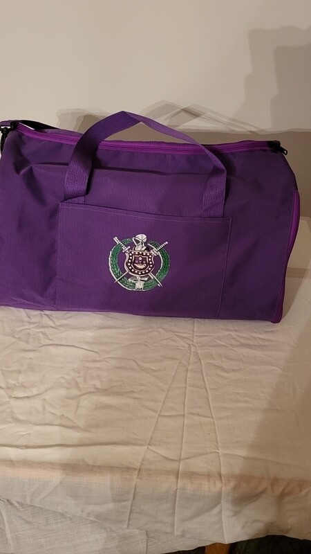 Omega Psi Phi Garment/Duffel Bag (Black or Purple)