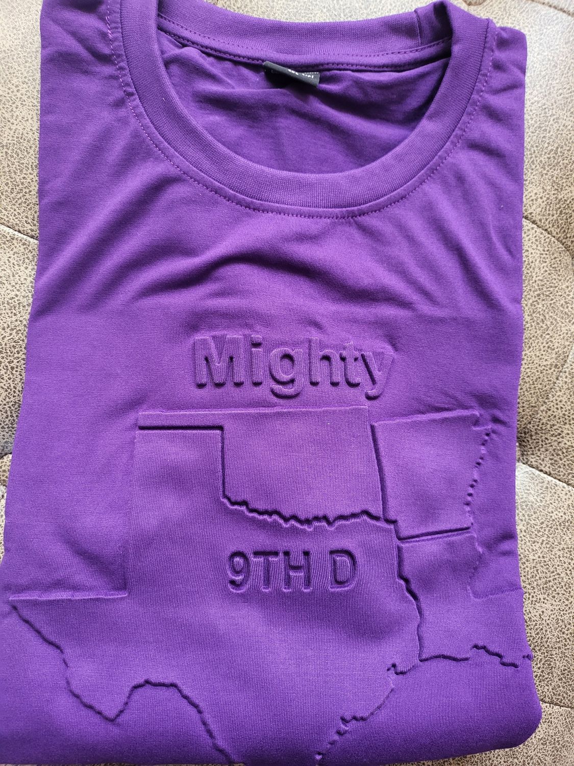 9th  District Embossed(Purple Short Sleeve)