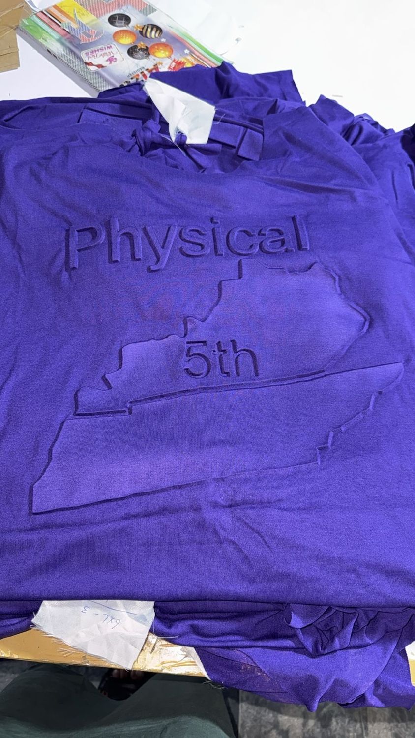 5th  District Embossed(Purple Short Sleeve)