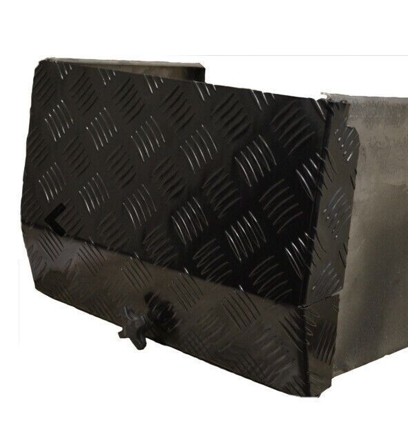 Large Caravan Battery Box Black for 200AH Lithium Battery 600L X 260W x 240H