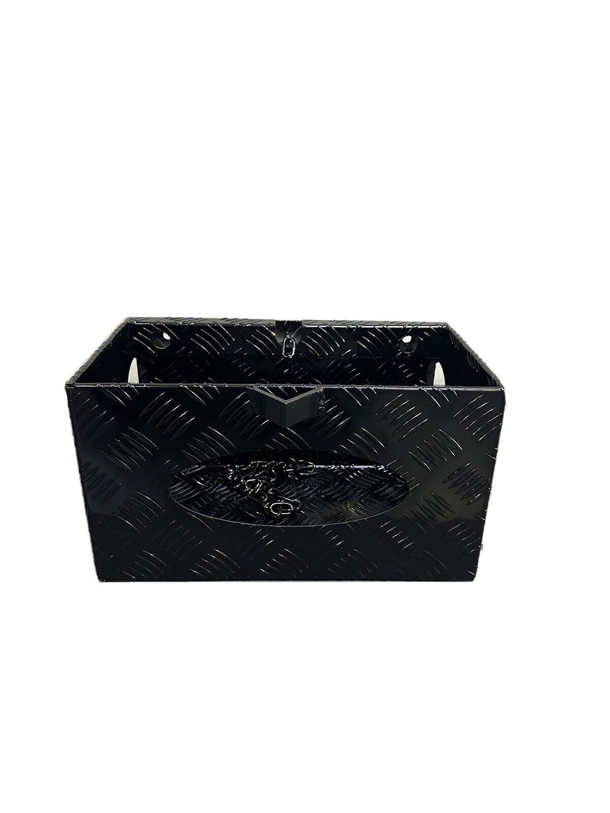 Caravan Toolbox Jerrycan Holder Gloss Black Bolt On X2