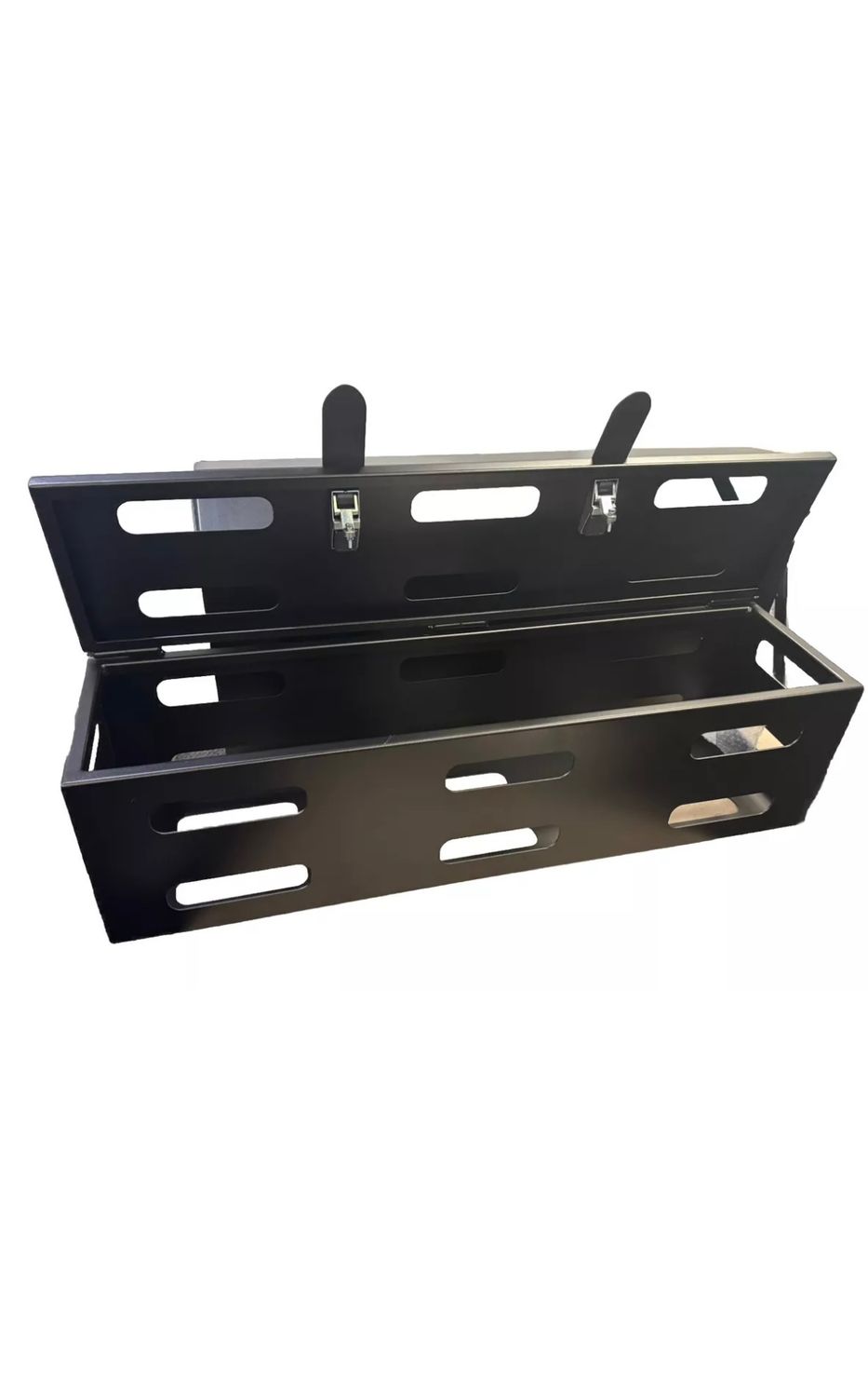 Wood box with lockable lid