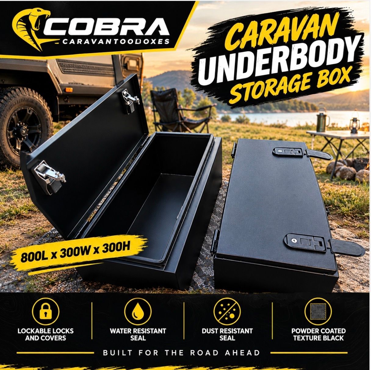 Caravan under body Storage box
