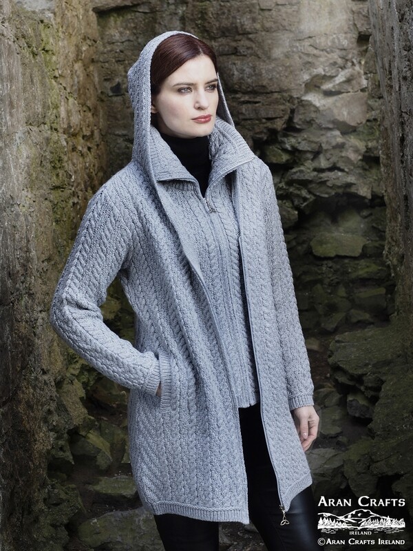 Bundoran Hooded Double Coat