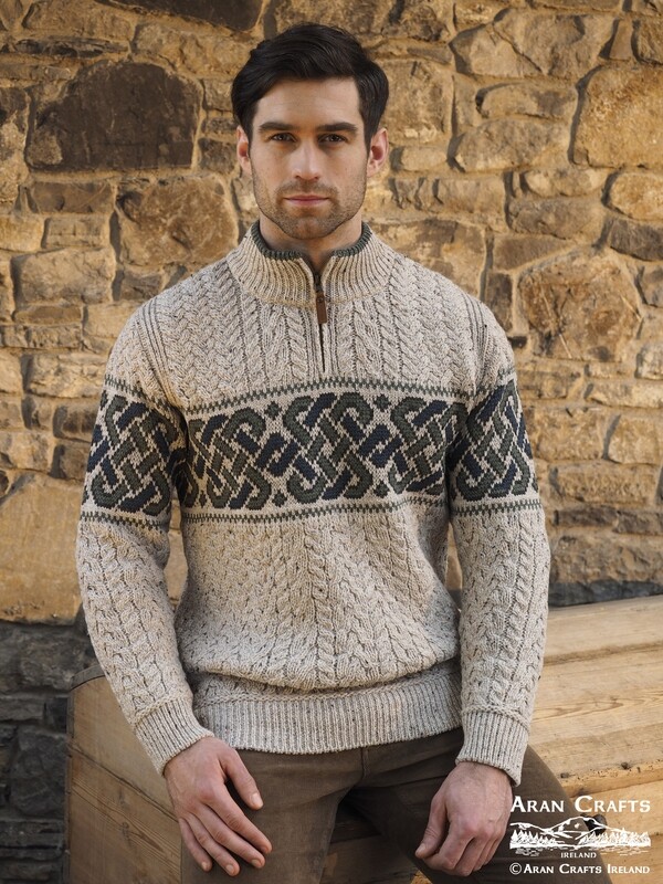 Newgrange Jacquard Design Sweater
