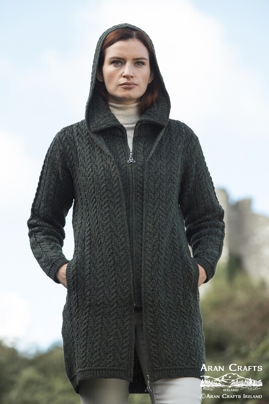Bundoran Hooded Double Coat