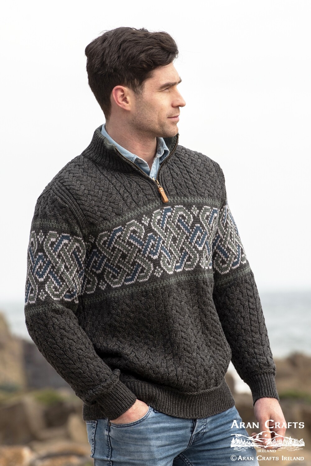 Newgrange Jacquard Design Sweater