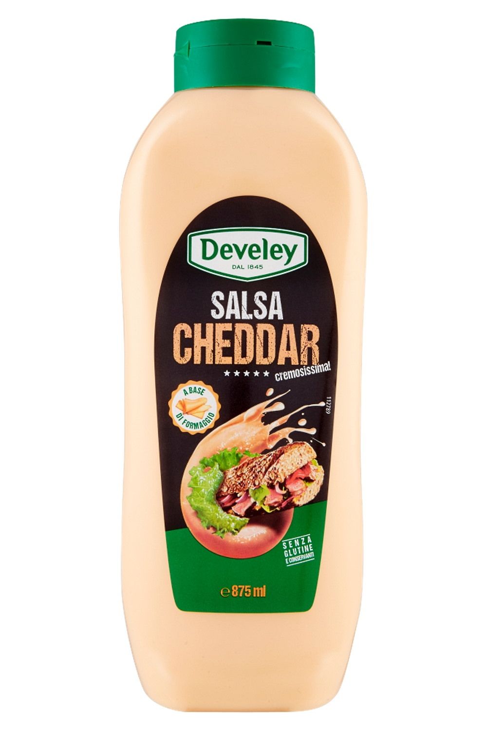 CHEDDAR SAUS DEVELEY  875 ML