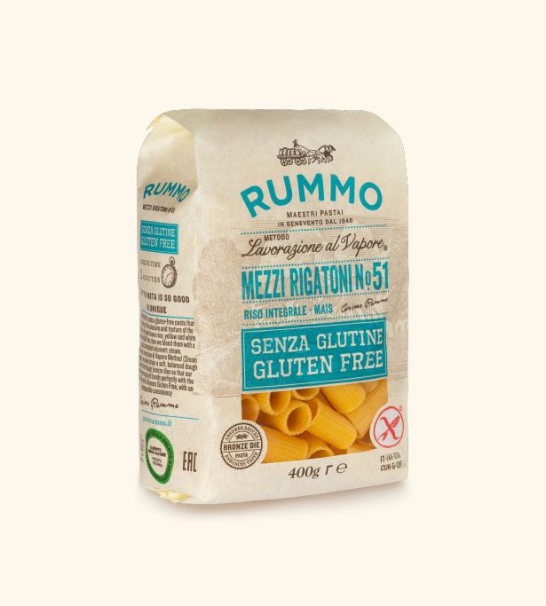 GLUTENFRI MEZZI RIGATONI - RUMMO
