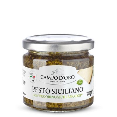 BASILIKUMPESTO MED “PECORINO SICILIANO DOP”