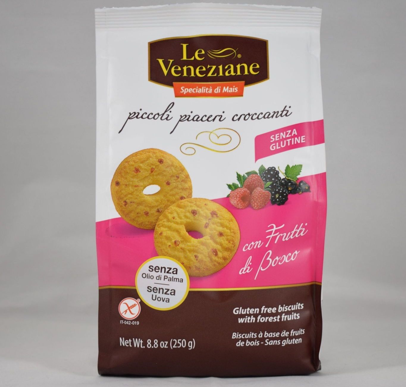 LE VENEZIANE - GLUTENFRI KJEKS MED VILLE BÆR
