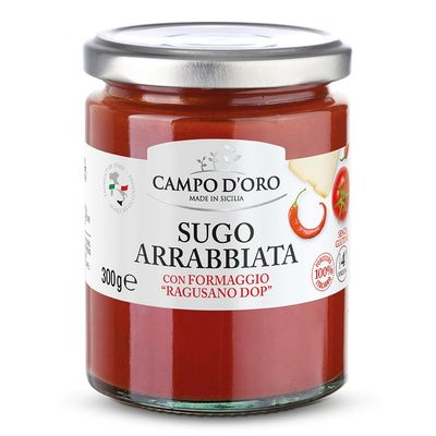 SUGO "ARRABBIATA" -TOMATSAUS 300G