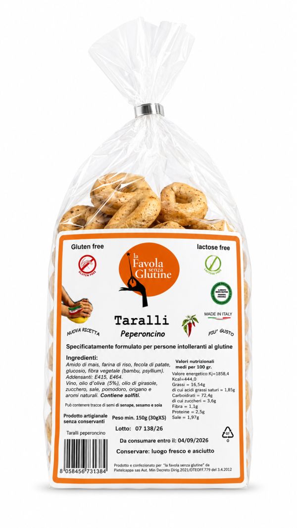 TARALLI MED CHILI - GLUTENFRI