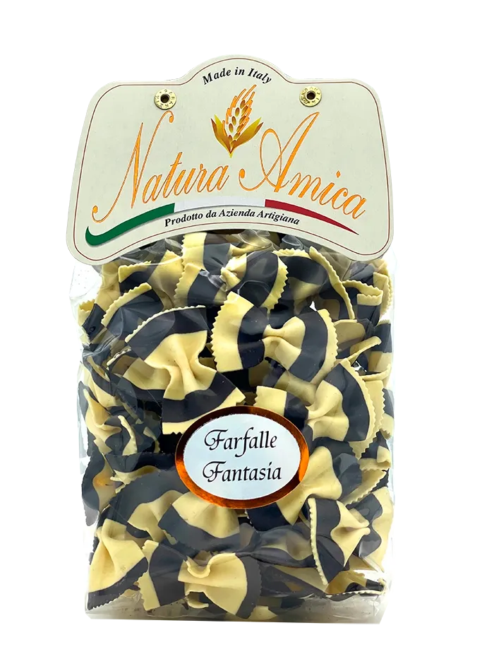 FARFALLE HVIT &amp; SVART - 250GR