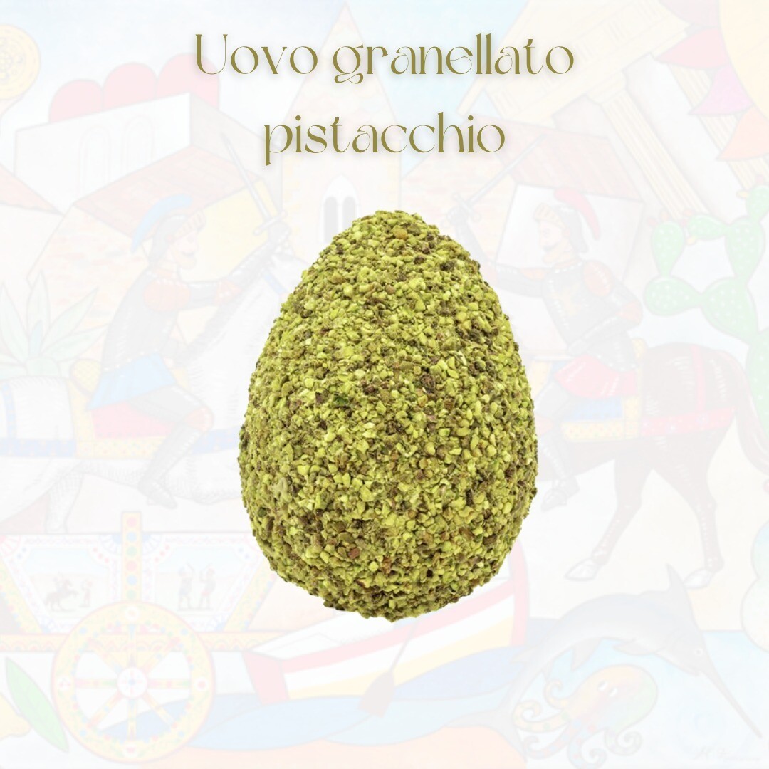Uovo di Pasqua al cioccolato di Pistacchio