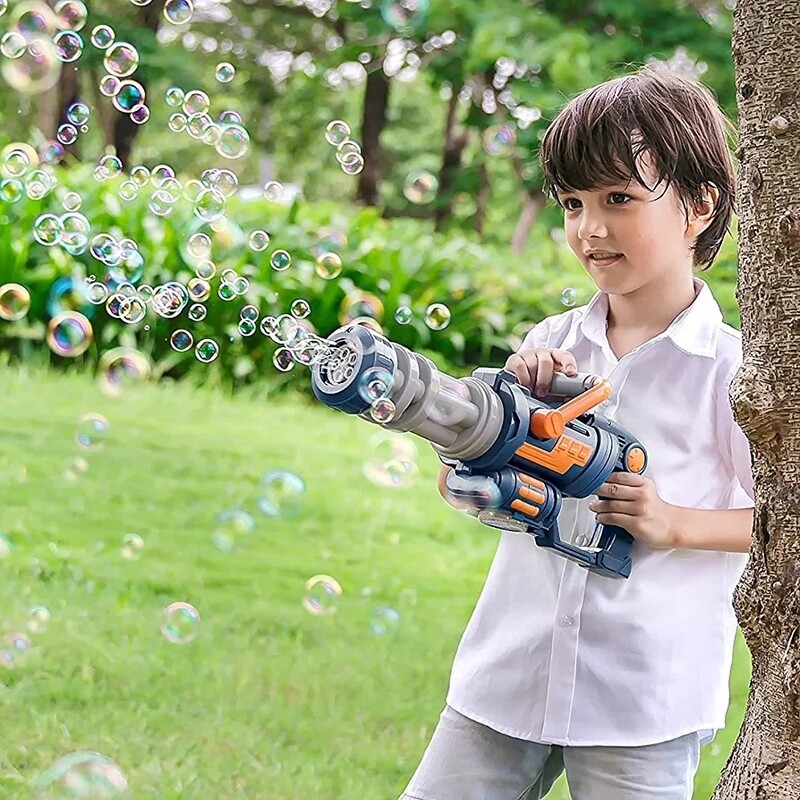 Homily Bubble Machine, Bubble Gun, Party Favor Summer Toys for Kids Ages 1-3-4-5-8-12