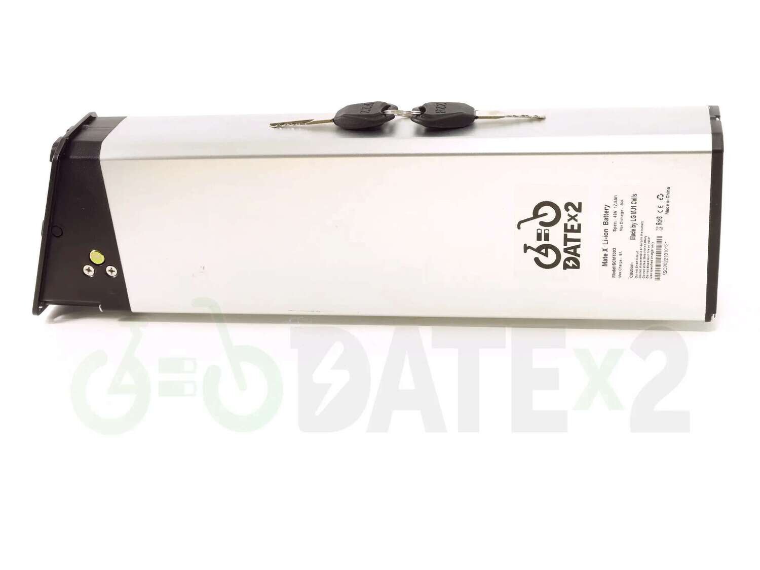 DATE Bx0 48V 14Ah 840 σε πλαίσιο, μπαταρίες LG MJ1 κατηγορίας Α