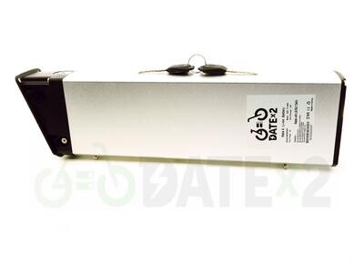 DATE Bx2 52V 17.5Ah 910 σε πλαίσιο, μπαταρίες LG MJ1 κατηγορίας Α