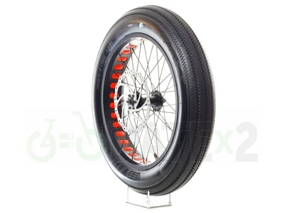DATE VEEx1 ZIGZAG probably the best VEE city tires for 204 fat bikes in the world (RED rim tape)