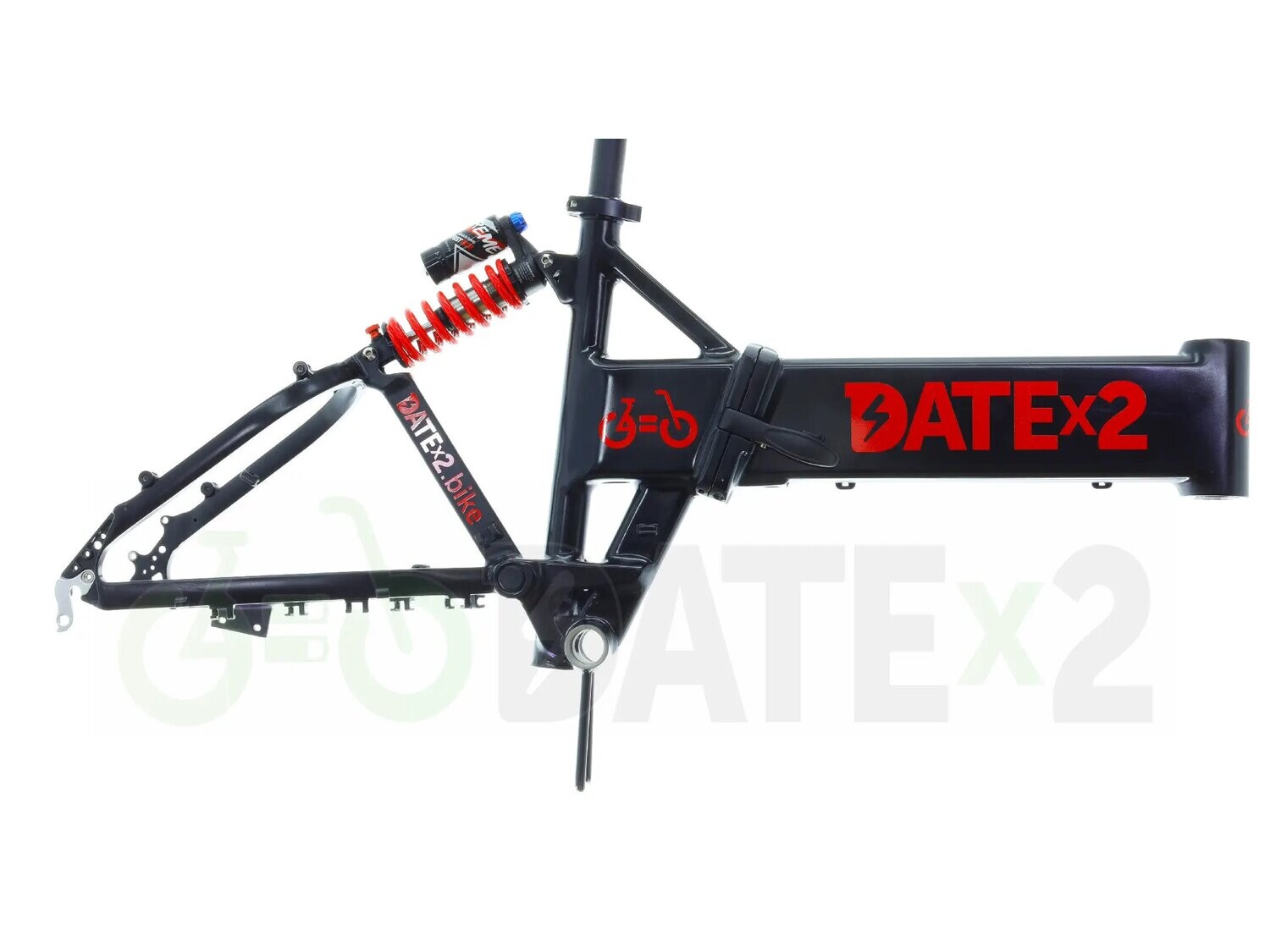 DATE FRAMEx1-RED probably the best looking fat ebike frame in the world