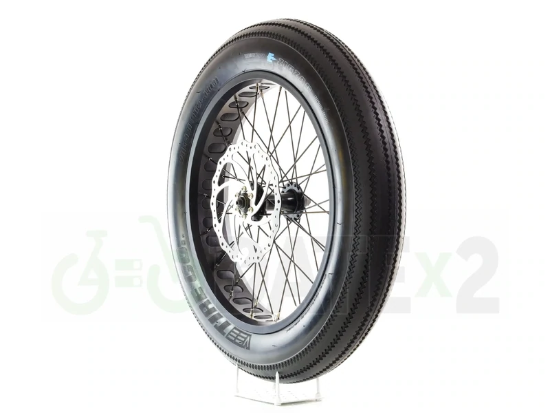 DATE VEEx1 ZIGZAG probably the best VEE city tires for 204 fat bikes in the world (BLACK rim tape)