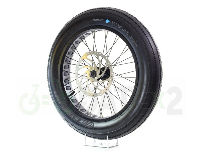 DATE VEEx1 ZIGZAG probably the best VEE city tires for 204 fat bikes in the world (BLACK rim tape)
