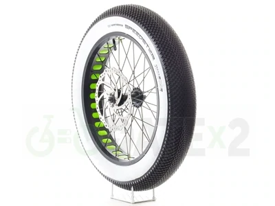 DATE VEEx3 SPEEDSTER con fascia bianca, probabilmente i pneumatici urbani VEE 20x4 più leggeri al mondo (nastro cerchio VERDE)