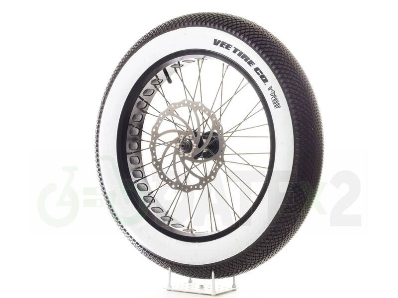 DATE VEEx4 SPEEDSTER ARAMID BELT probably the lightest puncture-proof 20x4 VEE city tires for 204 fat bikes in the world (BLACK rim tape)