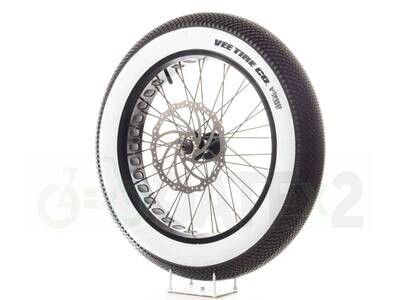 DATE VEEx4 SPEEDSTER ARAMID BELT er nok de letteste punkterfri 20x4 VEE city-dæk til 204 fatbikes i verden (SORT fælgbånd)
