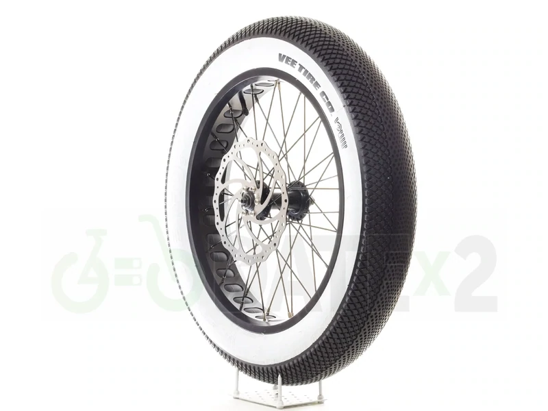 DATE VEEx4 SPEEDSTER ARAMID BELT probably the lightest puncture-proof 20x4 VEE city tires for 204 fat bikes in the world (BLACK rim tape)