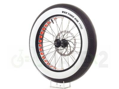 DATE VEEx4 SPEEDSTER ARAMID BELT probabilmente gli pneumatici urbani VEE 20x4 antiforatura più leggeri al mondo per fat bike da 204 pollici (nastro per cerchioni ROSSO)