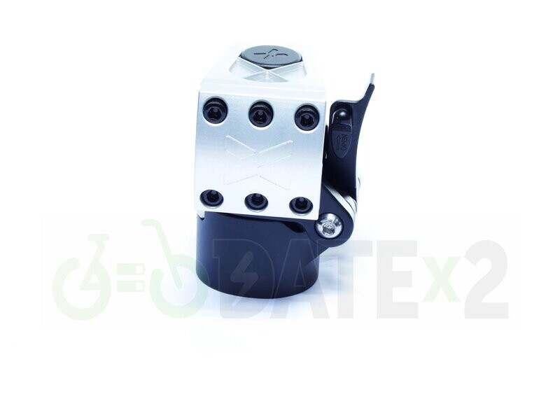 DATE X-TEMSx1-FOLDx1-SILVER-SURFER BMX foldable stem and loader