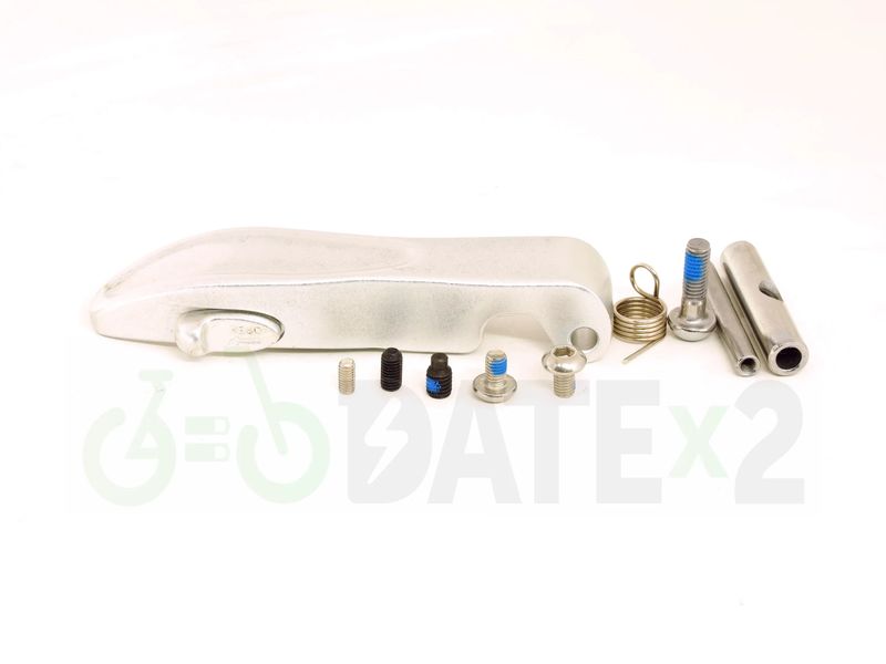 DATE FOLDx1-SILVER lever in silver aluminium color