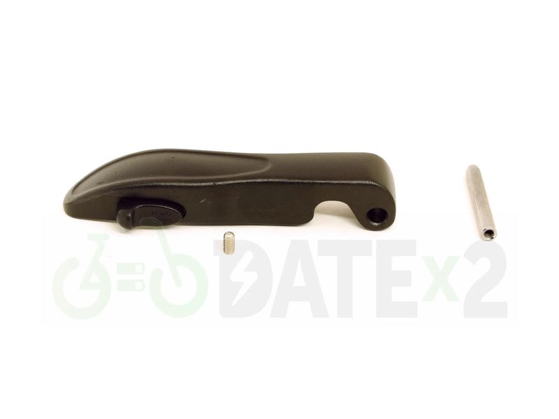 DATE FOLDx2-BLACK complete foldable mechanism with the lever in black aluminum color