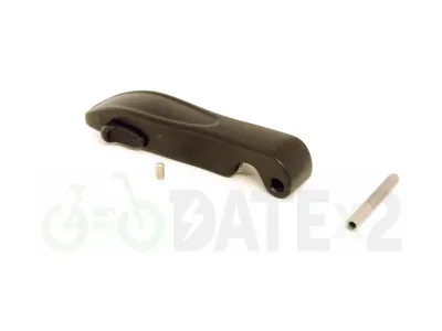 DATE FOLDx2-BLACK complete foldable mechanism with the lever in black aluminum color