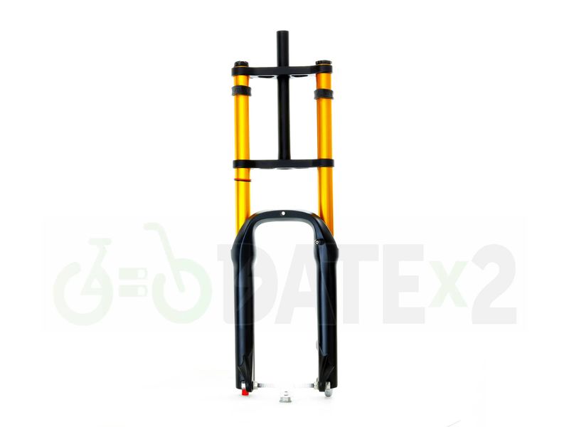 DATE AIRFx3-BLACK-GOLD the best 20x4&quot; air double crown fork