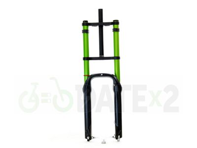 DATE AIRFx3-BLACK-GREEN de beste 20x4&quot; lucht dubbele kroon vork