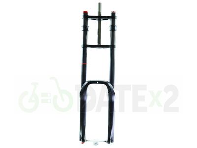 DATE AIRFx4-BLACK de beste 20x4&quot; luchtvork met dubbele kroon